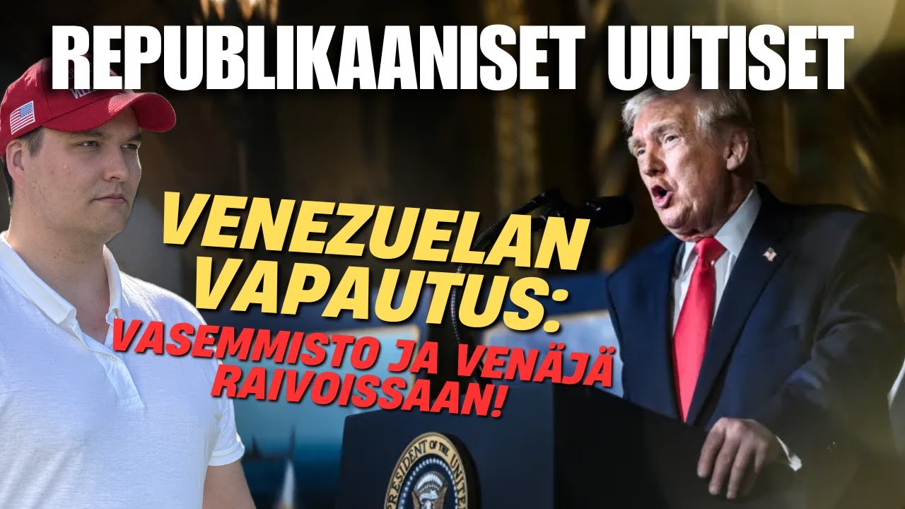 Trump VAPAUTTI Venezuelan! Vasemmistolla ja Ven&auml;j&auml;ll&auml; sama narratiivi!