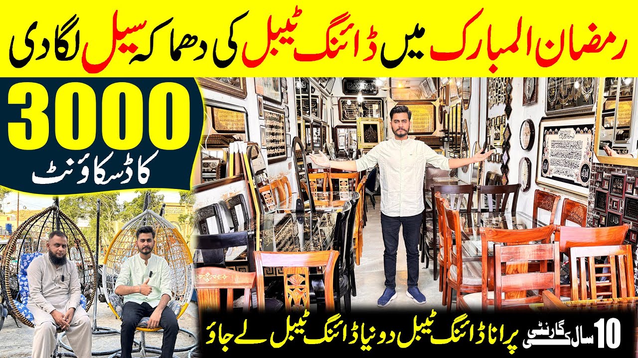 Dining Table Price In Karachi | 6 Seater Dining Table Set | Dining Set Online | Wooden Dining Set |