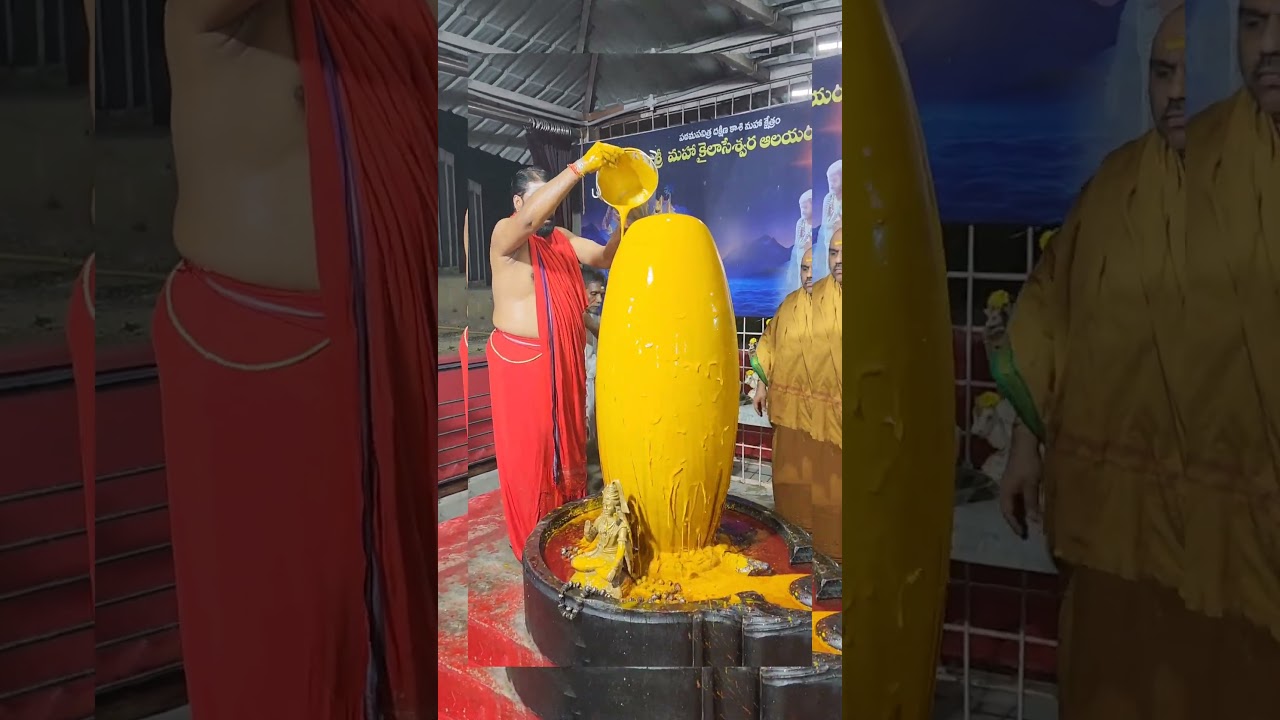 shivabhishekam by Guruji  @ kailasapuram