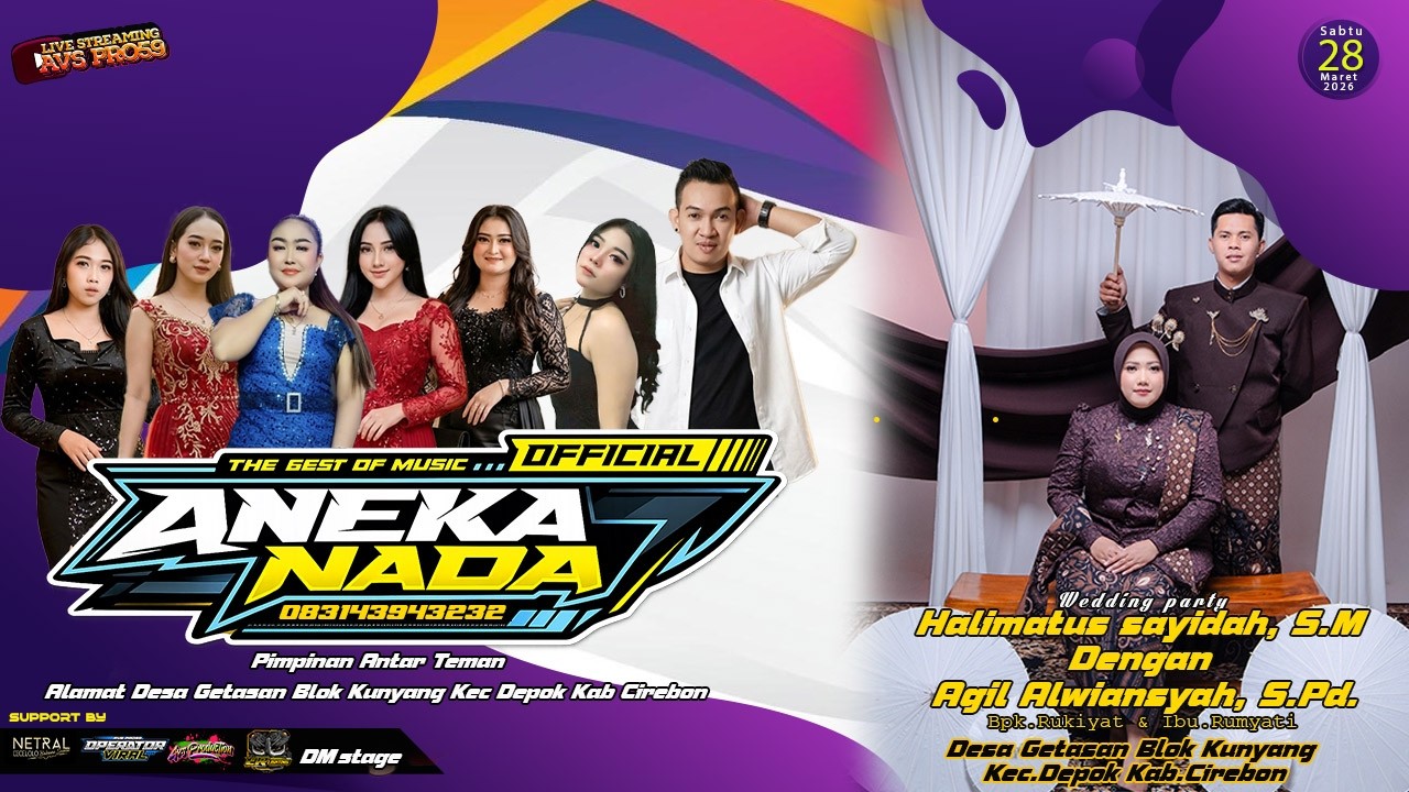 🔴ANEKA NADA ENTERTAINMENT ( Malam ) - GETASAN - DEPOK - CIREBON -  SABTU, 28 MARET 2026