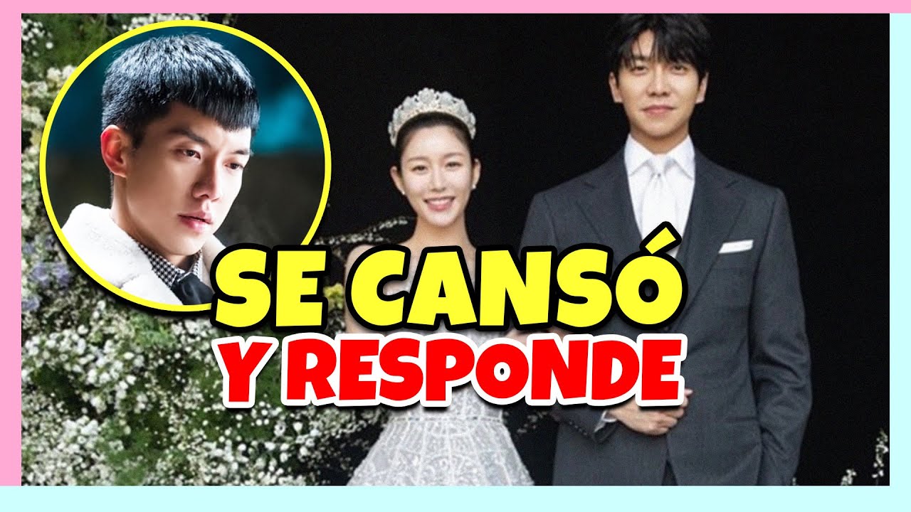 😣LEE SEUNG GI NO PUEDE NI CASARSE EN PAZ. ¿POR QUÉ ALGUNOS AMIGOS SE OPUSIERON A LA BODA? 😱