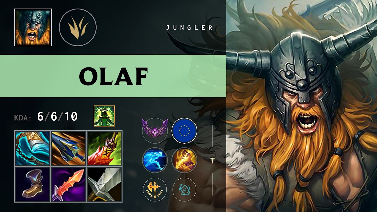 Olaf Jungle vs Elise - EUW Master Patch 26.11