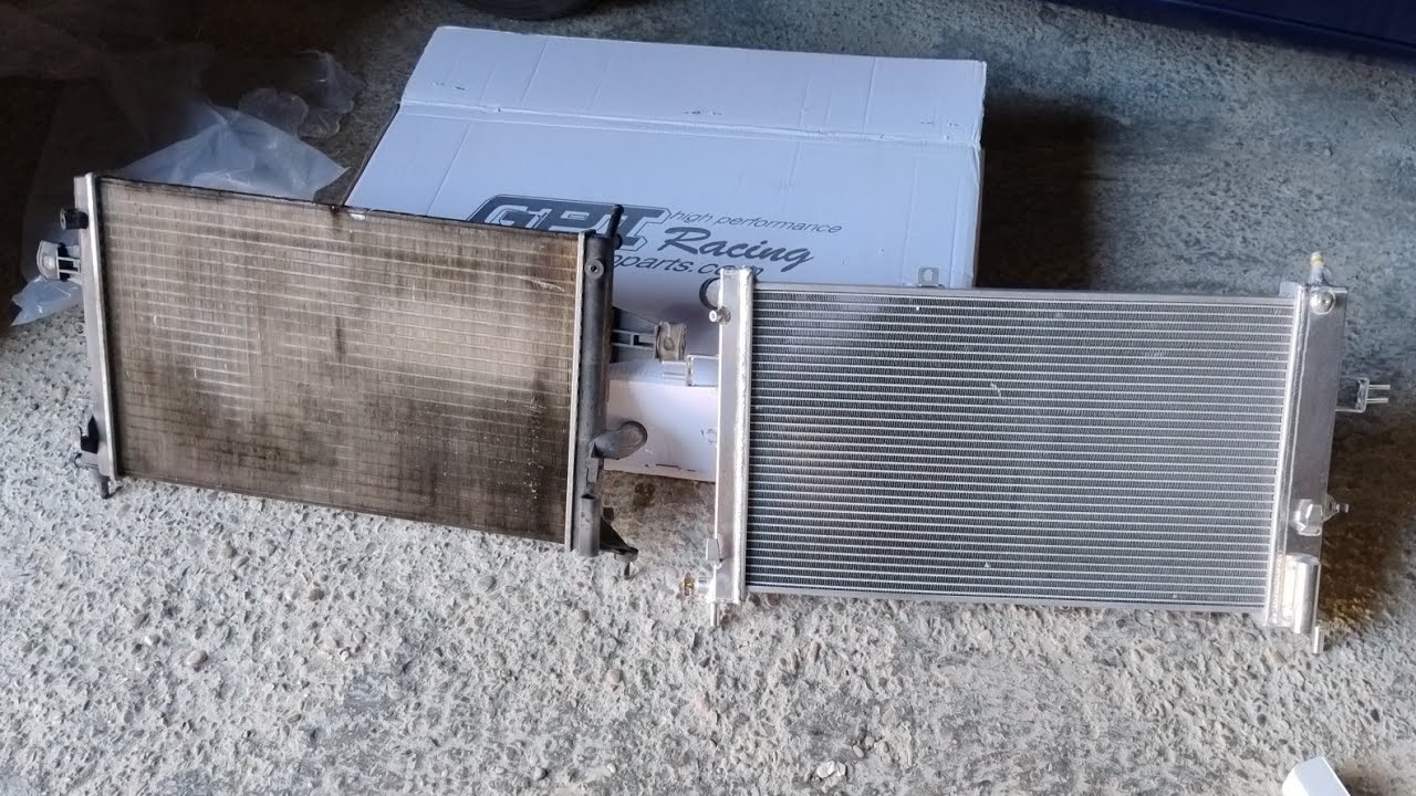 ASTRA G - Cambiar radiador refrigeración del motor en Z16SE (radiador del Z20LET)