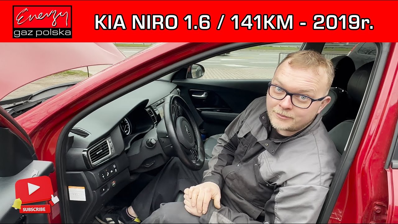 MONTAŻ LPG KIA NIRO 1.6 141KM BEZPOŚREDNI WTRYSK 2019r NA GAZ LPG BRC MAESTRO W ENERGY GAZ POLSKA