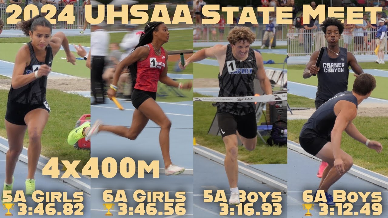 2024 UHSAA 4x400m and State Meet Celebration