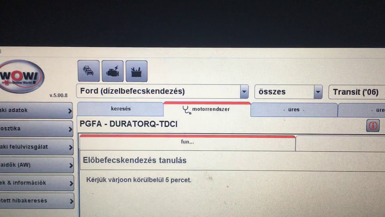Régi DENSO befecskendezők jól működése - tanítása SIKERES