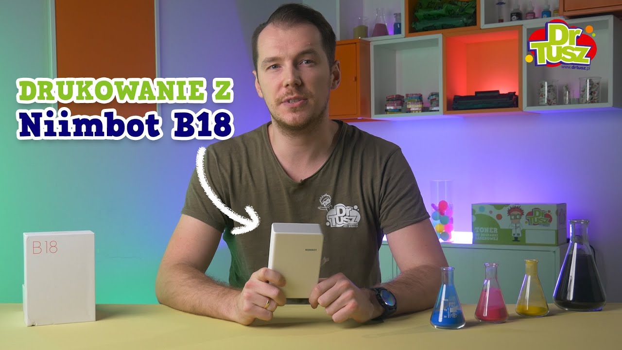 Niimbot B18- szybki test minidrukarki | DrTusz.pl