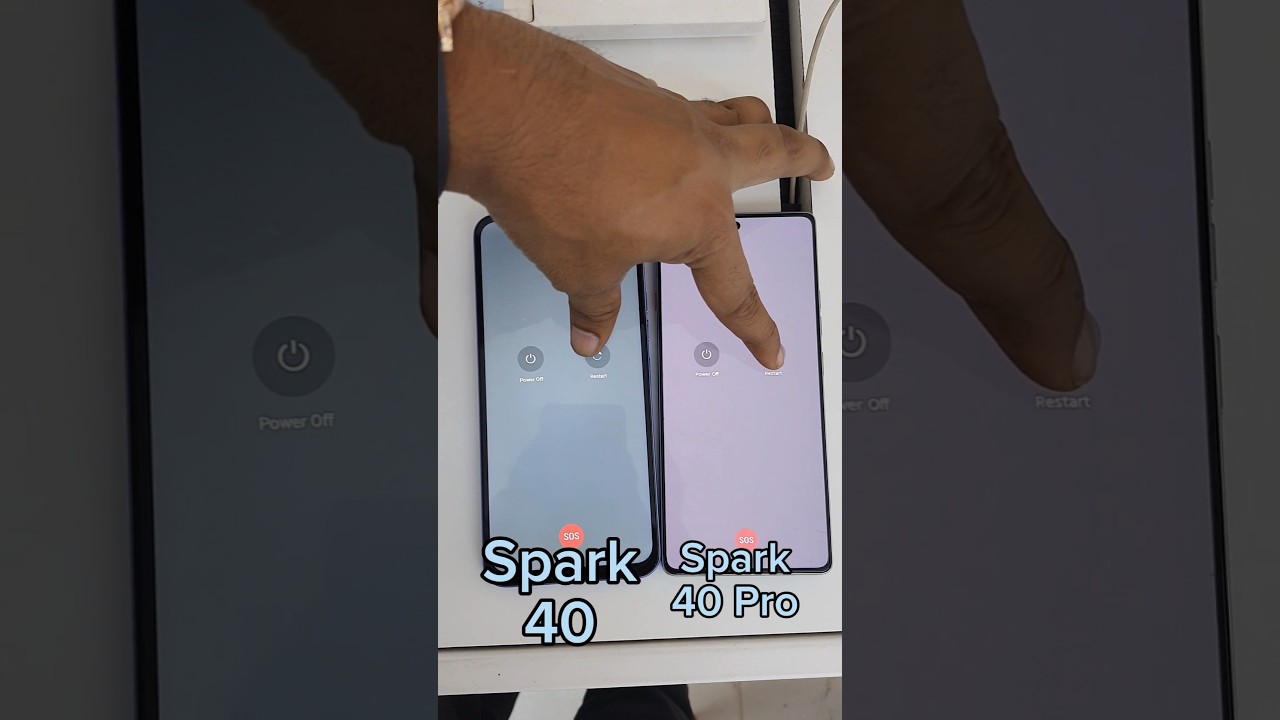 Tecno Spark 40 Vs Tecno Spark 40 Pro Reboot Up Test