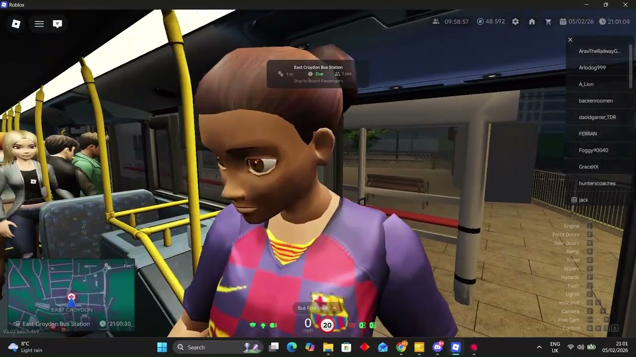 Croydon roblox | driving a GAL evoseti route 119 Scse - shirley