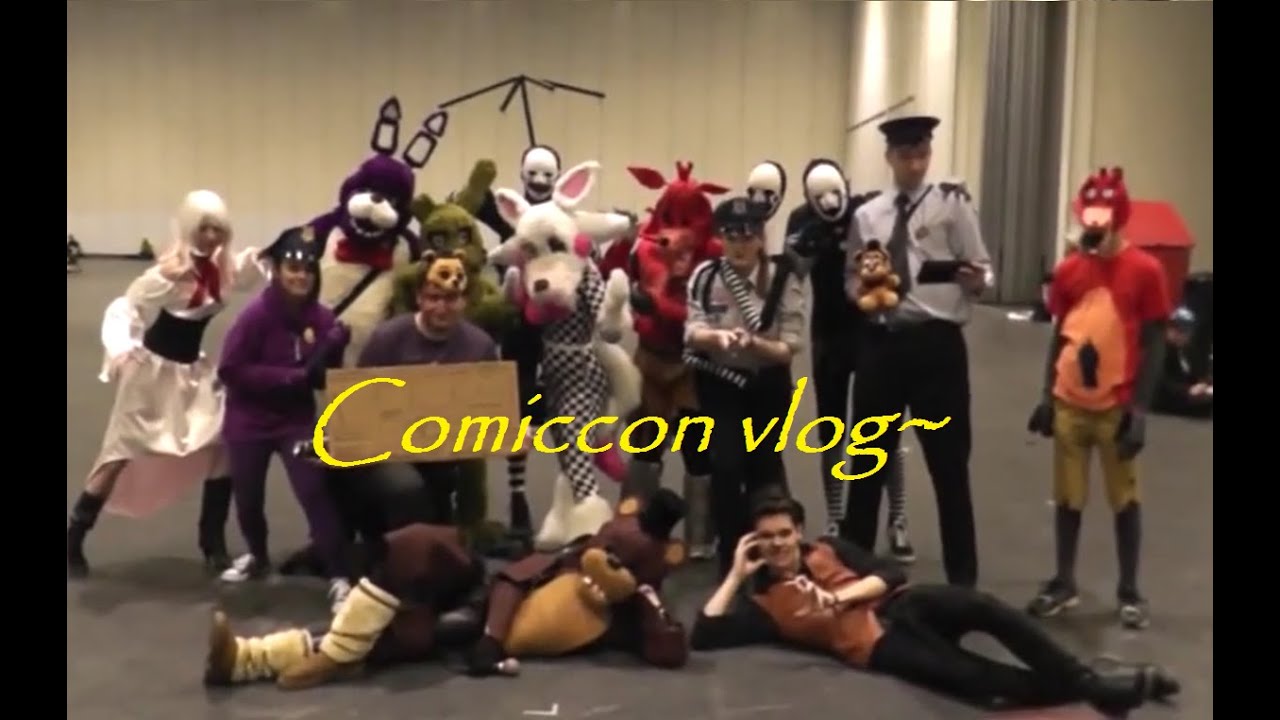 Comiccon vlog: FNaF photoshoot!