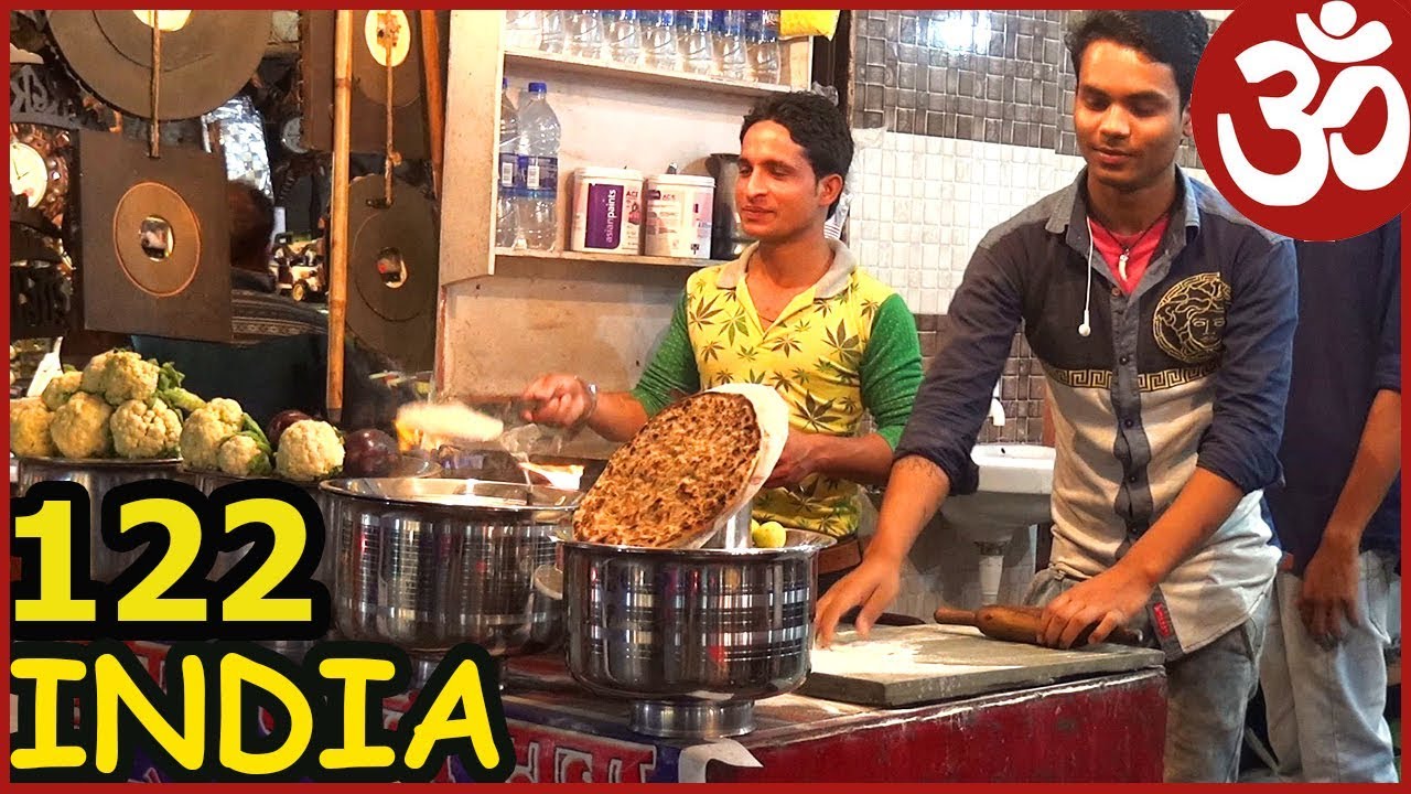 ИНДИЙСКАЯ УЛИЧНАЯ ЕДА В HARIDWAR. ГАНГА АРАТИ ЦЕРЕМНОИЯ INDIA 122