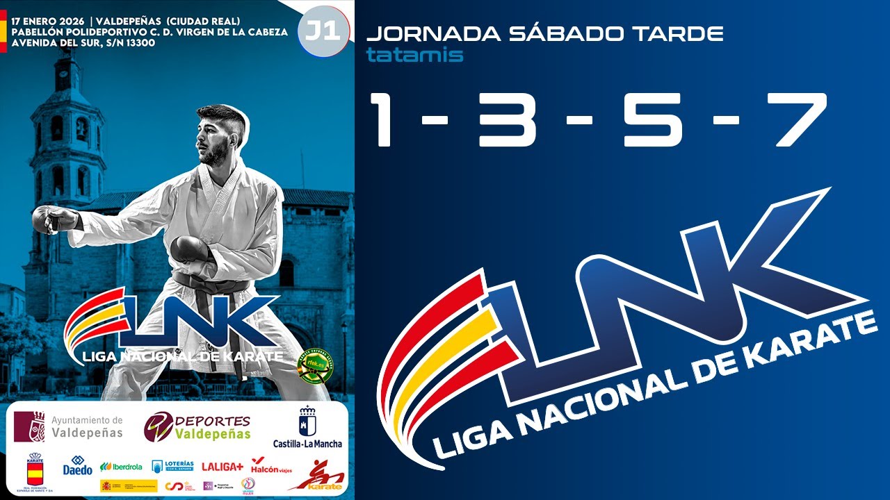 LIGA NACIONAL DE KARATE – J1 VALDEPEÑAS 2026