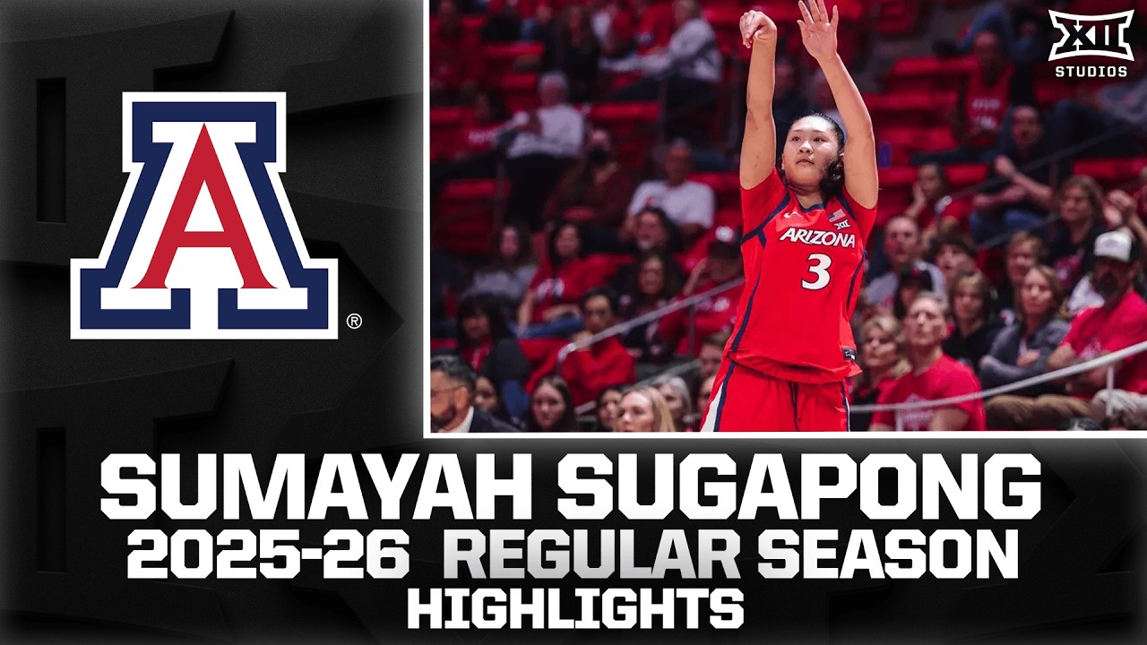 Arizona's Sumayah Sugapong Regular Season Highlights | 2025-26 Big 12 Basketball