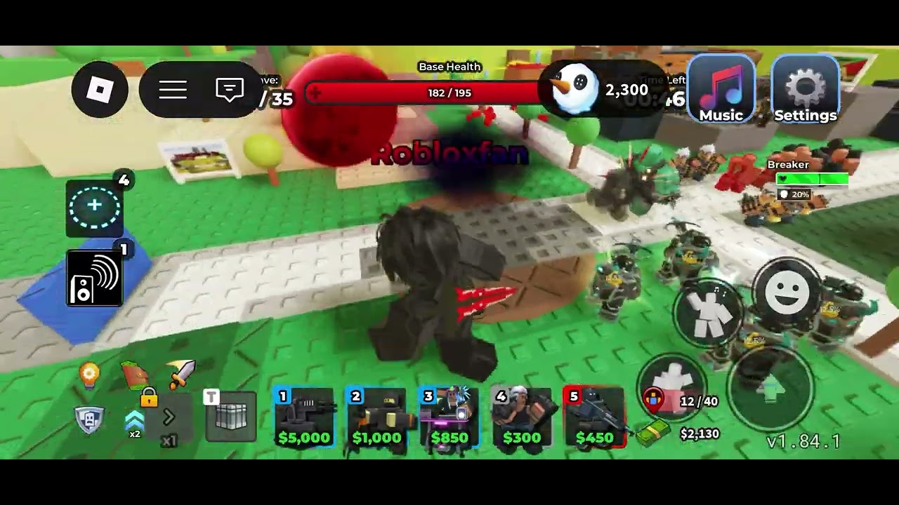 Can I beat molten On zombie tower defense? #roblox 