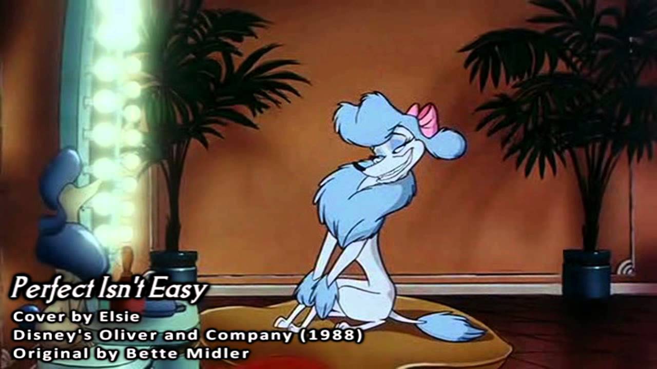 Perfect Isn't Easy cover - Oliver and Company - cover by Elsie Lovelock