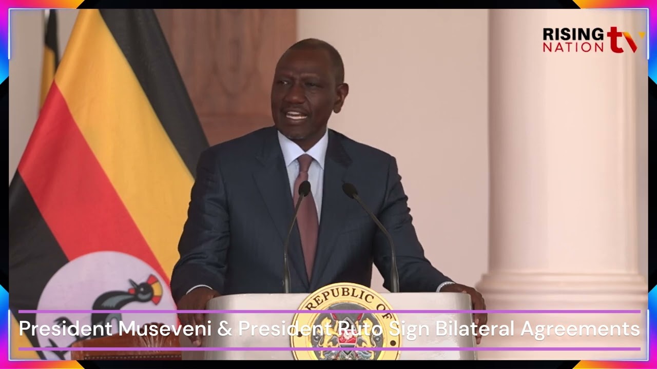 President Museveni & President Ruto Sign Bilateral Agreements