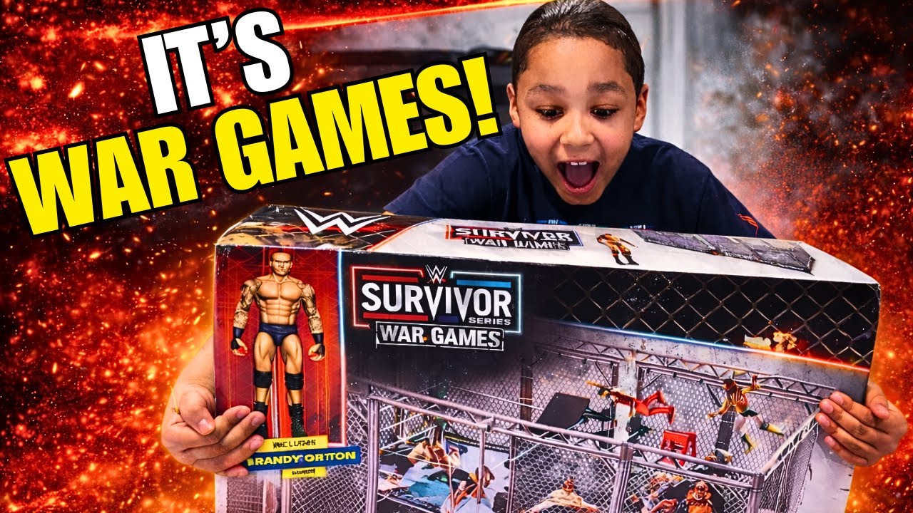 WWE War Games Playset Unboxing (Ring + Randy Orton Figure!)