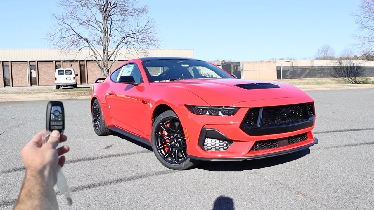 2024 Ford Mustang GT Premium Manual: Start Up, Exhaust, Test Drive, Walkaround, POV and Review