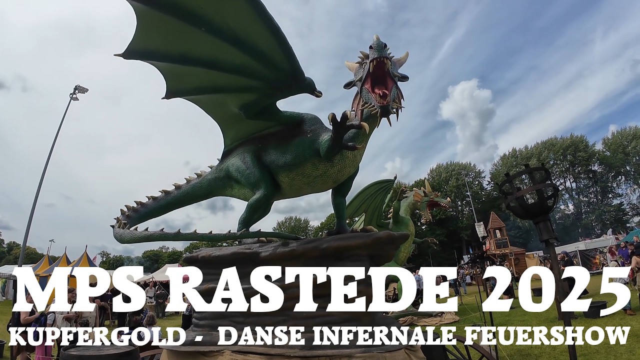 MPS RASTEDE 2025 | Kupfergold | Danse Infernale Feuershow | Sondervideo
