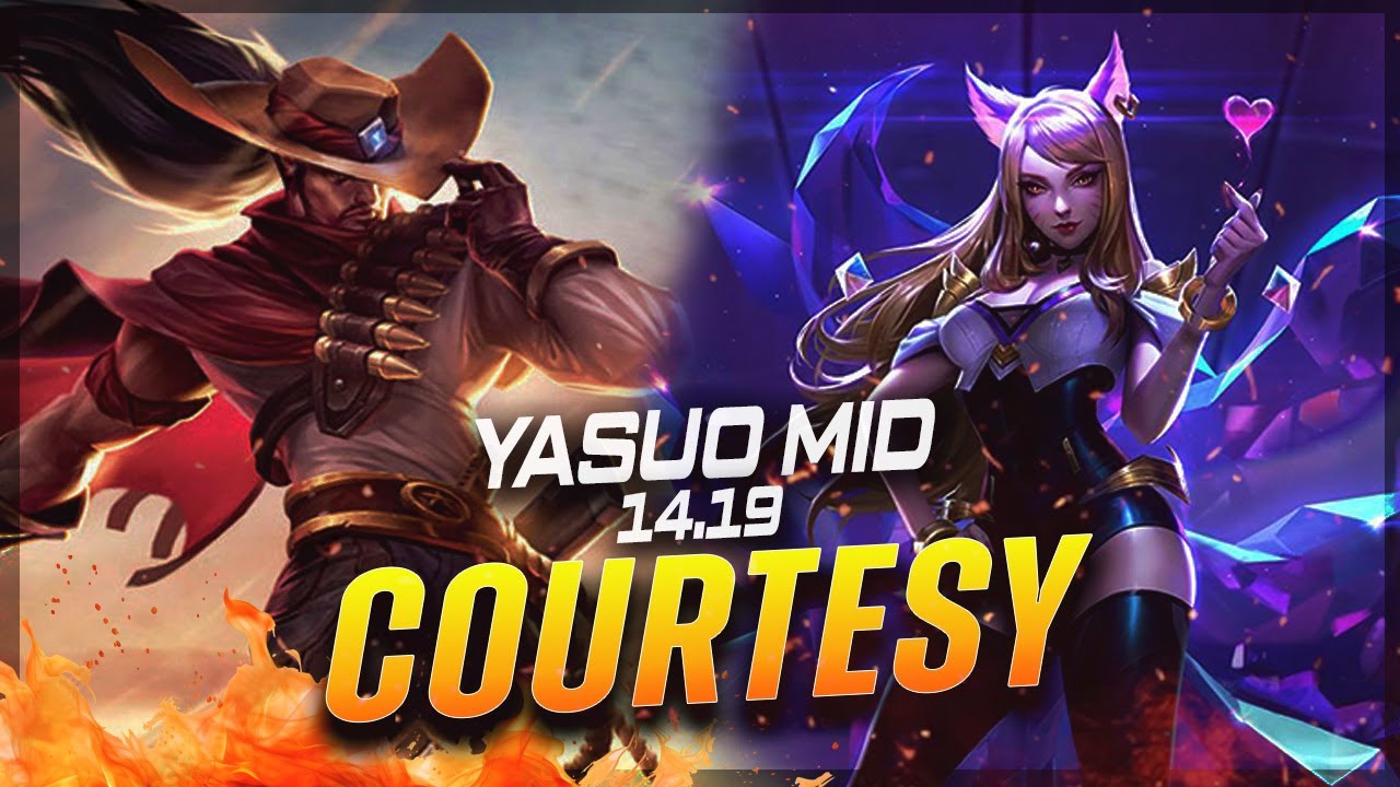 Courtesy - Yasuo vs Ahri MID Patch 14.19 - Yasuo Gameplay