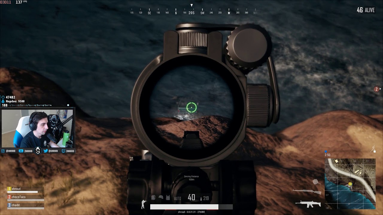 Shroud Chadd & ChocoTaco Squad | PUBG | 30 May