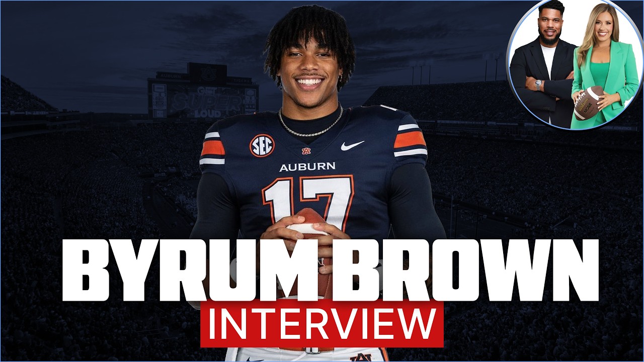 Byrum Brown Interview | What to expect from Auburn's new QB in 2026-27!