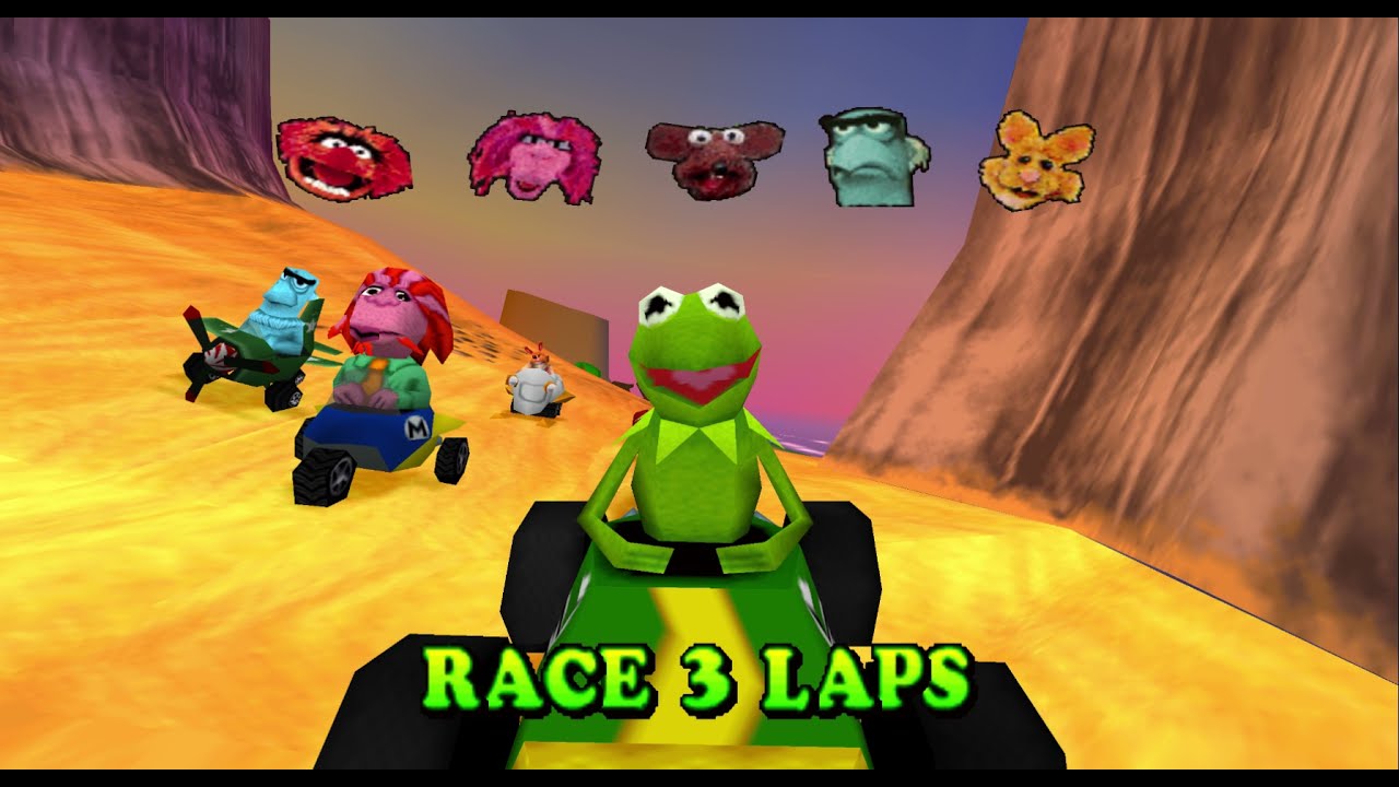 Retro Gaming (PS1) - Muppet racemania  - 