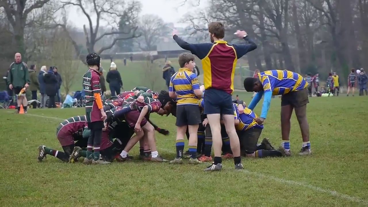 Guildfordians vs Old Ruts U13 Waterfall Cup Guilford 14 Jan 2018