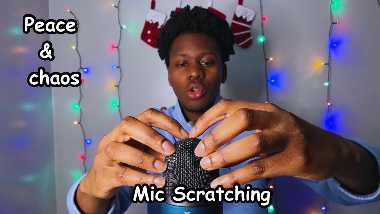 ASMR Peace & Chaos | Fast & Aggressive Mic Scratching