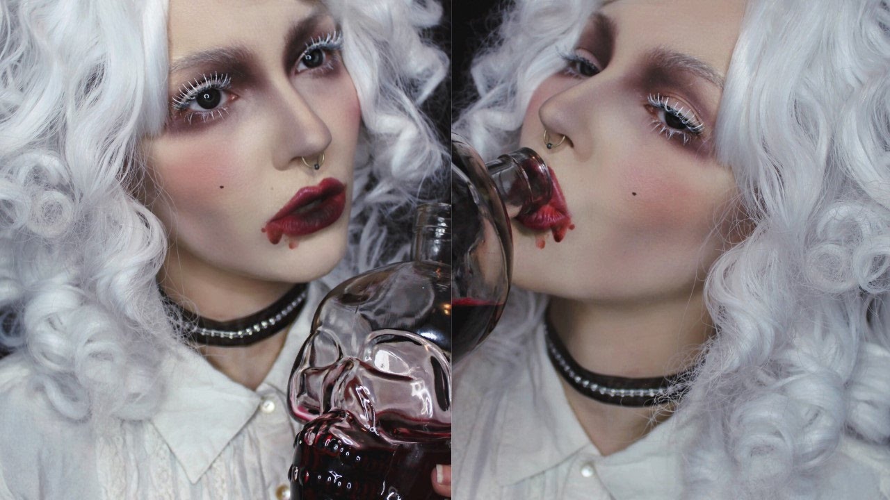 vampire halloween makeup tutorial