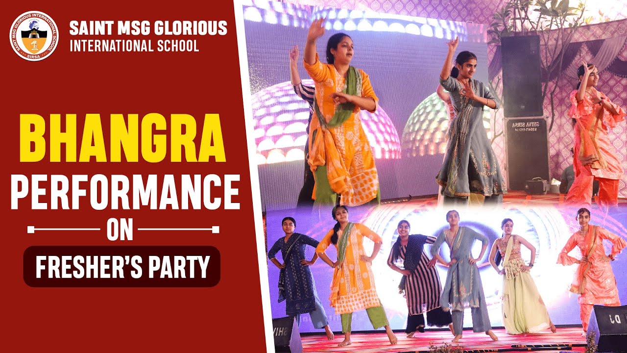 Bhangra Performance | Fresher's Day Celebration 2023