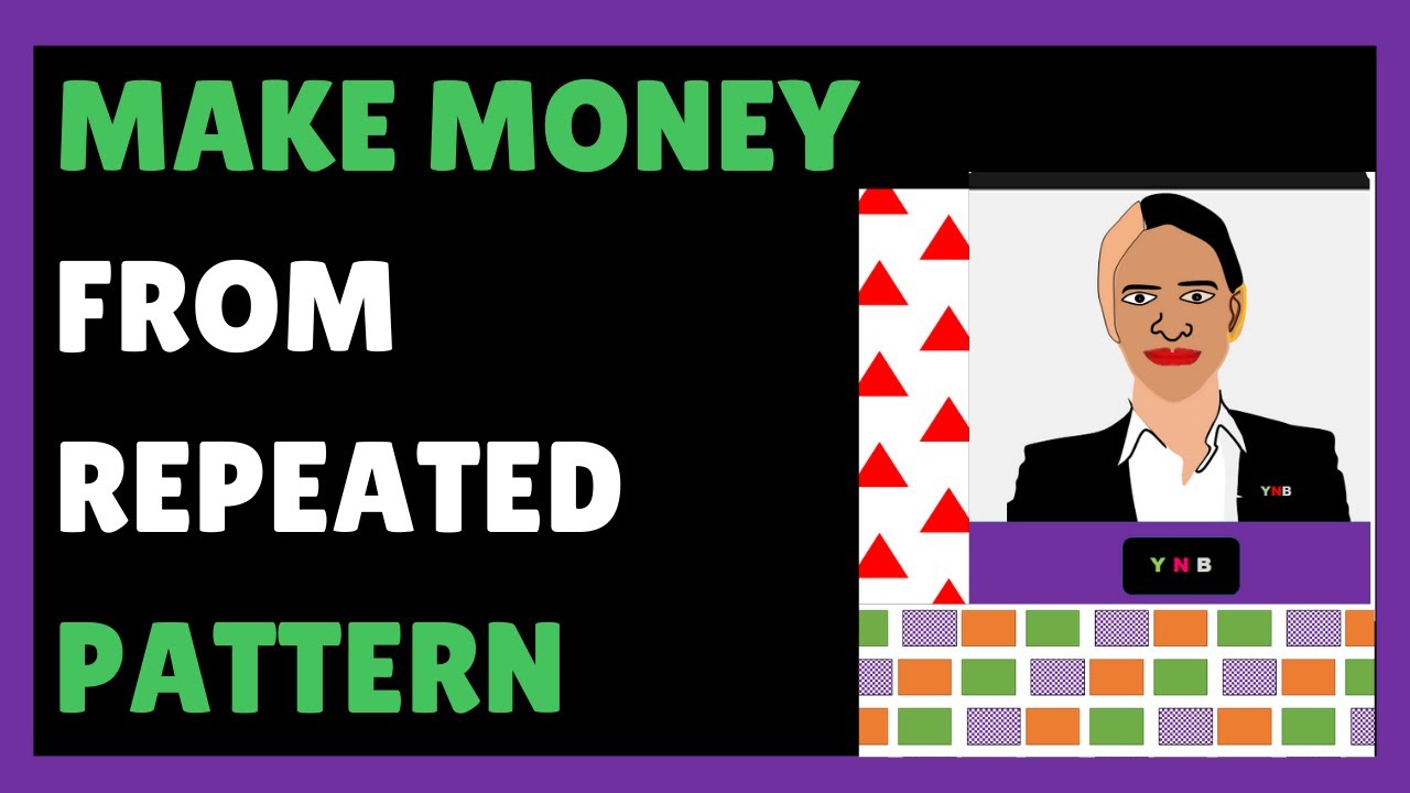 HOW TO MAKE MONEY FROM SIMPLE REPEATED PATTERN USING POWERPOINT 2019