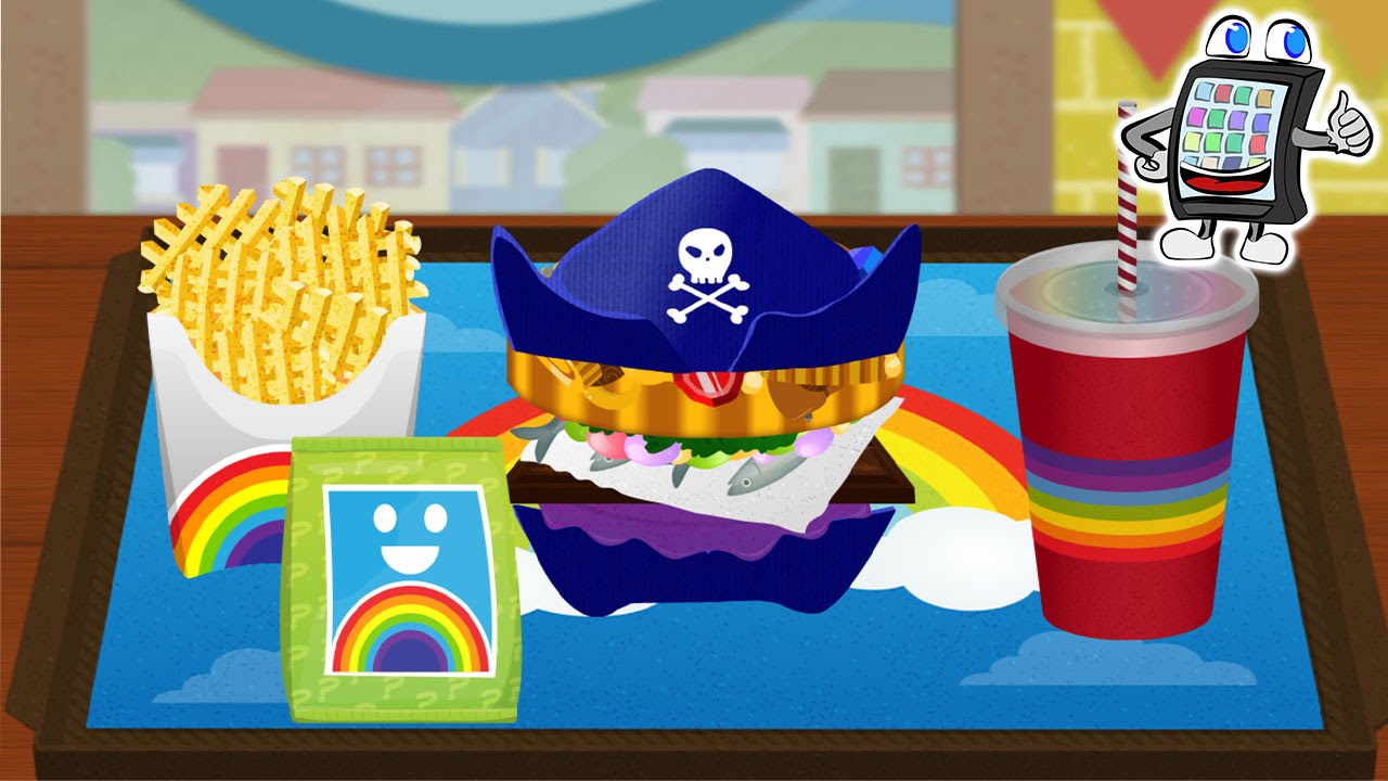 Bamba Burger App Android & IOS | Piraten Burger mit Gold und Juwelen selber machen