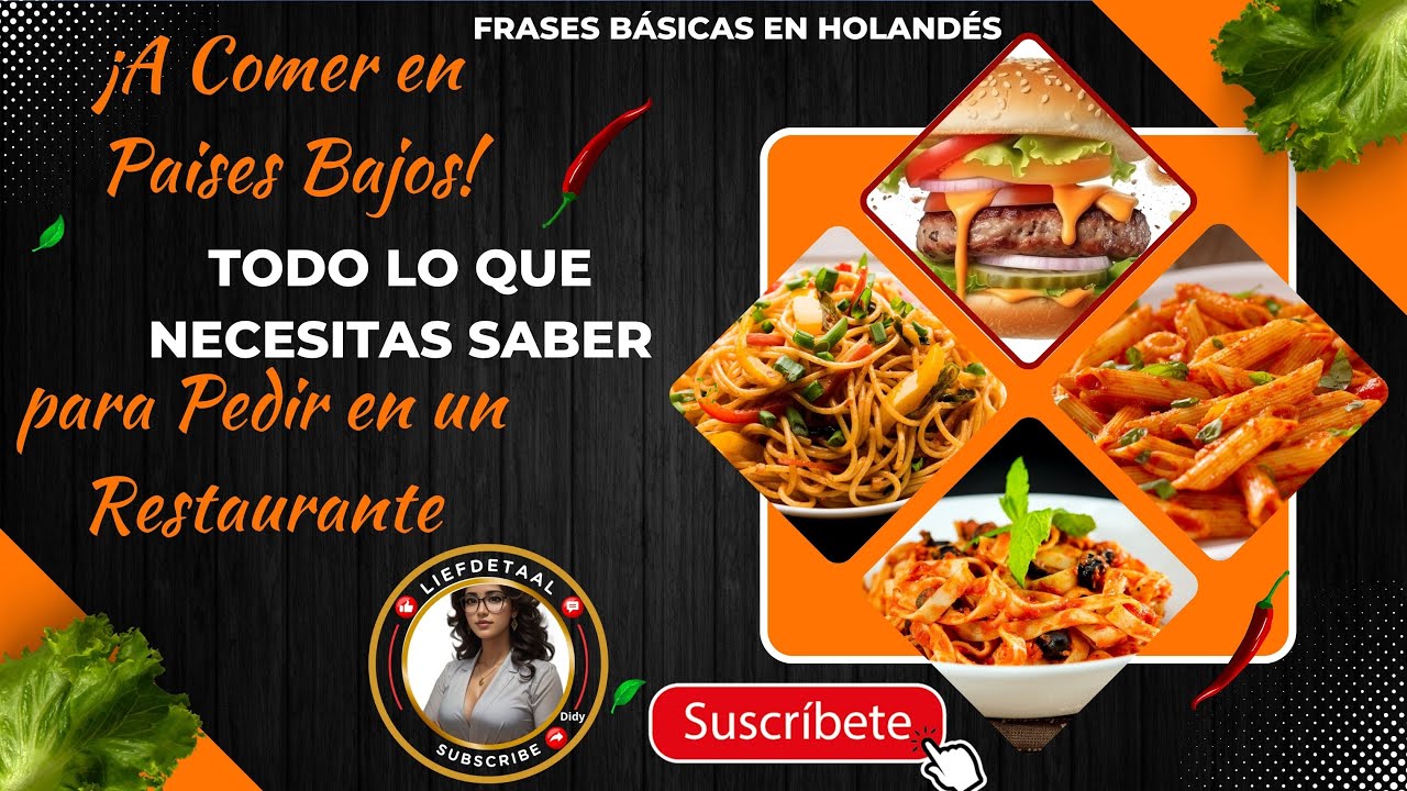 Aprende frases fáciles en holandés para pedir en restaurantes