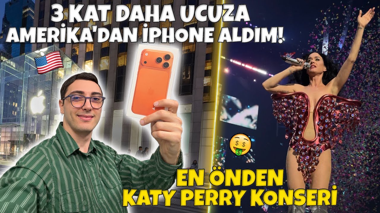 AMERİKA iPHONE 17 PRO MAX VLOGU! Katy Perry Lifetimes Konserine Gittim, Amerika'da iPhone Fiyatları!