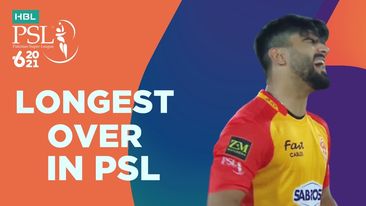 Longest Over In PSL | Karachi Kings vs Islamabad United | Match 6 | HBL PSL 6 | MG2T