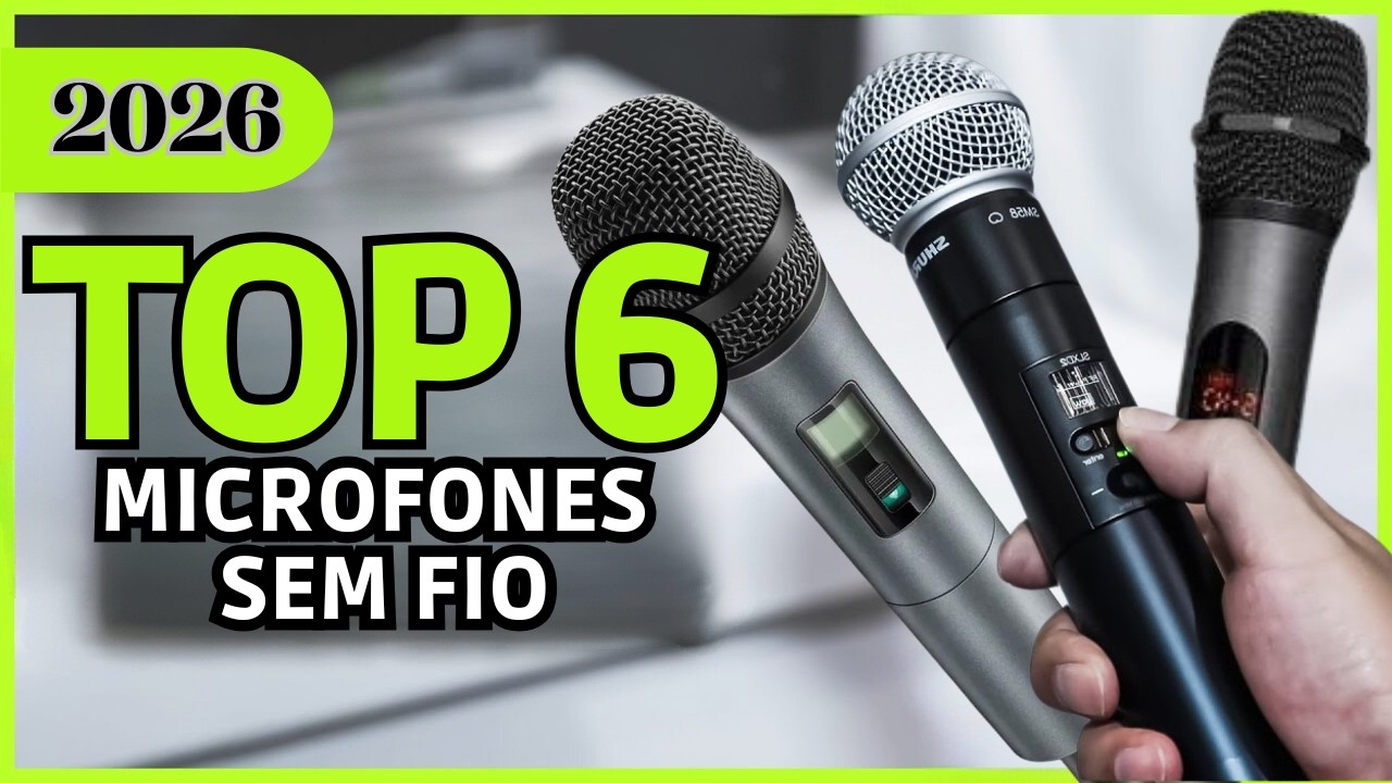 Melhores Microfones Sem Fio | Os 6 melhores microfones sem fio para igrejas e apresentações.