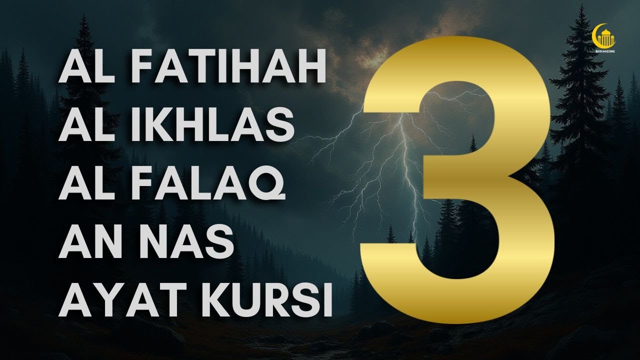 3X FATIHA, 3X AYAT KURSI, 3X IKHLAS, FELAK, NAS | SIHR, MAGIC, JINN, EVIL-EYE | Ahmad Shalabi