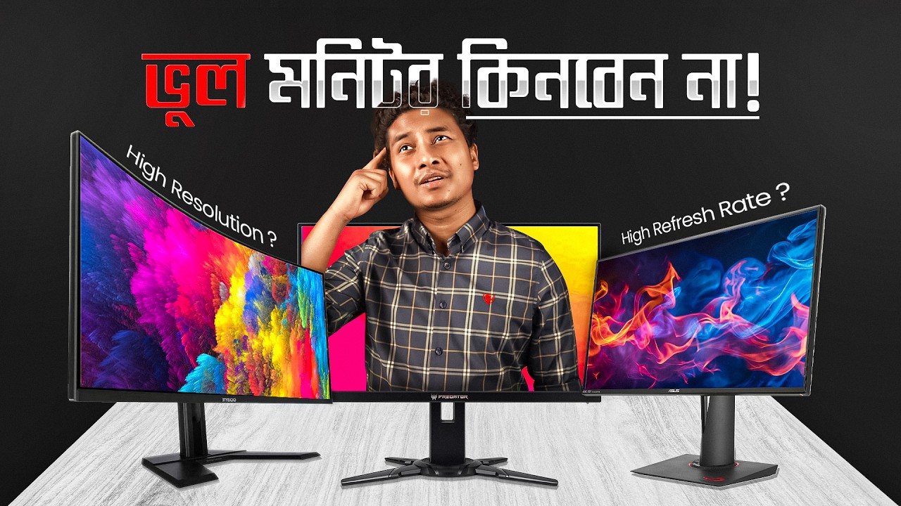 নিজের জন্য সেরা মনিটর কিভাবে বাছাই করবেন? - Monitor Buying Guide