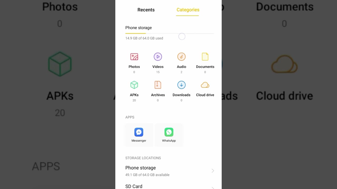 Set SD card as default place to store data