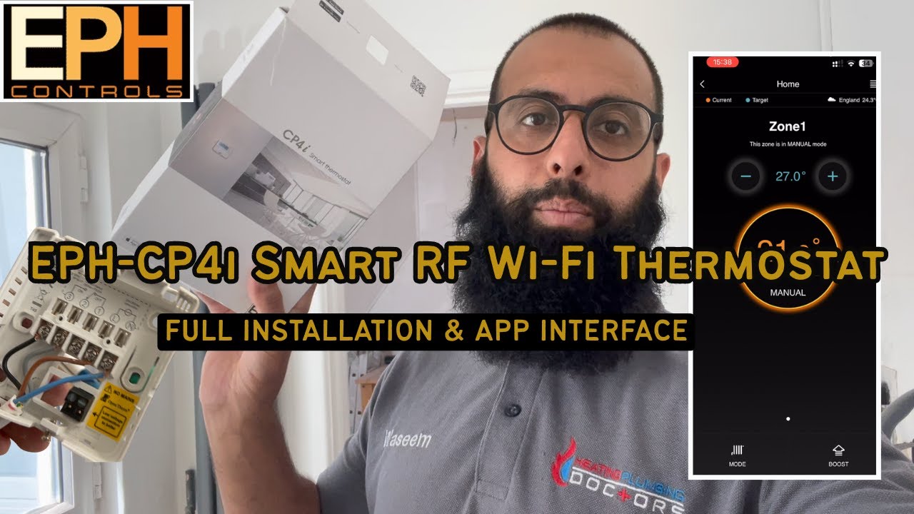 🪛EPH-CP4i OpenTherm Smart RF Wi-Fi термостат | Полное руководство по установке, настройке и испол...