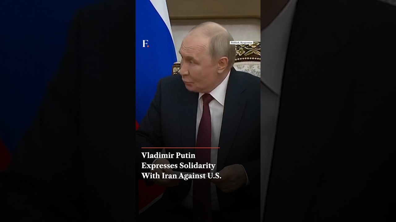 Vladimir Putin Expresses Solidarity With Iran Against US | Firstpost News