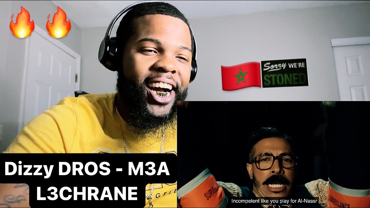 Dizzy DROS - M3A L3ECHRANE (Official Music Video) | American Reaction🇺🇸🤝🏾🇲🇦🔥🔥🔥