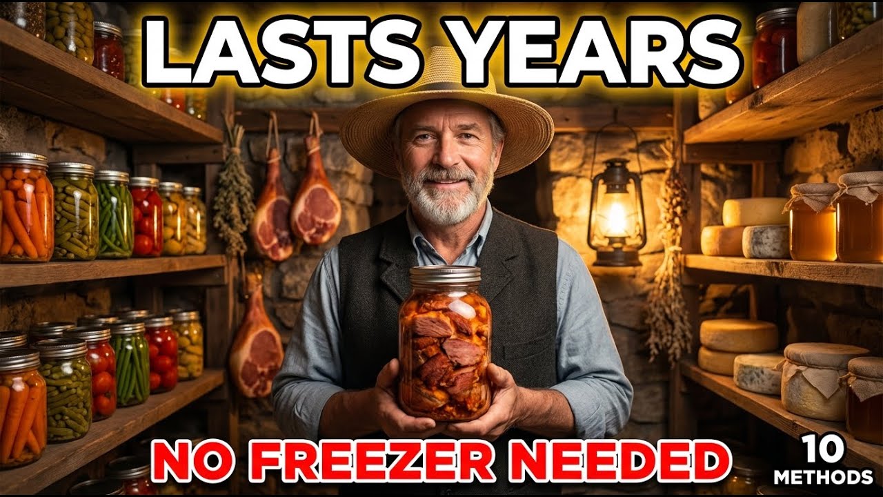 10 Amish Food That Lasts Years Without Freezing — Industry Doesn't Want This Known