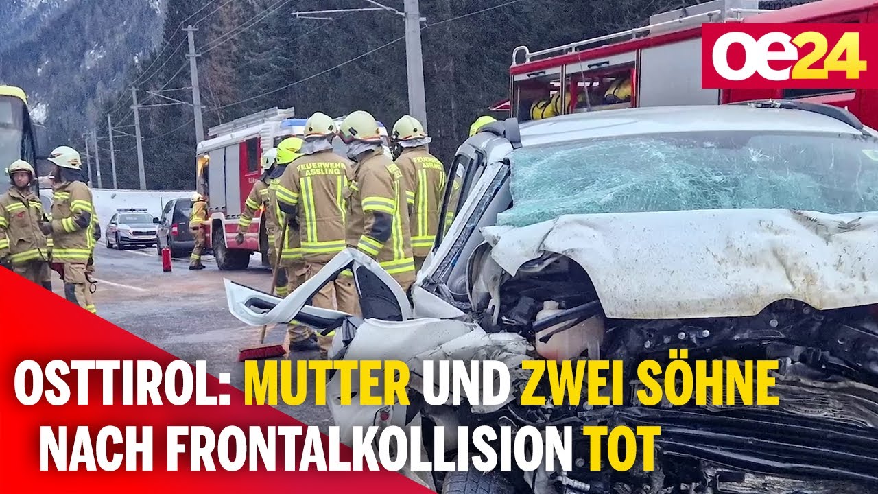 Osttirol: Mutter und zwei Söhne nach Frontalkollision tot