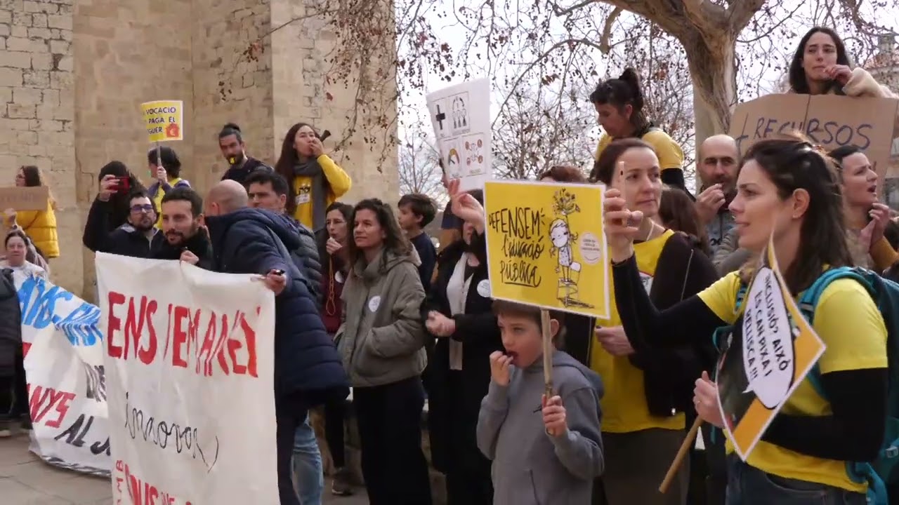 Les escoles de Sant Cugat se sumen a la mobilització convocada pels sindicats d’educació