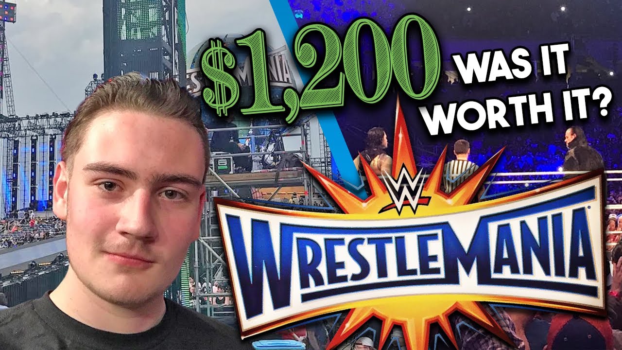 I Bought A $1,200 WWE WrestleMania Ringside Ticket..WAS IT WORTH IT?!