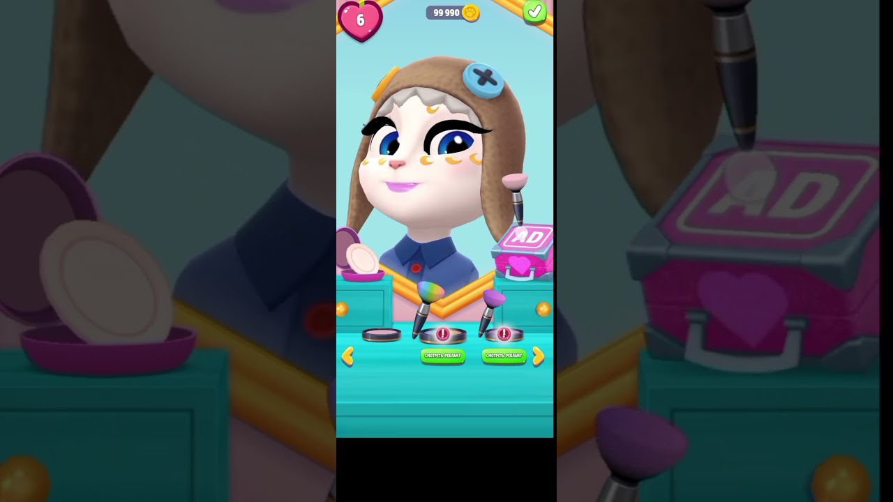 My Talking Angela 2, beautiful Angela became a princess, #talkingtomgames #mytalkingangela2