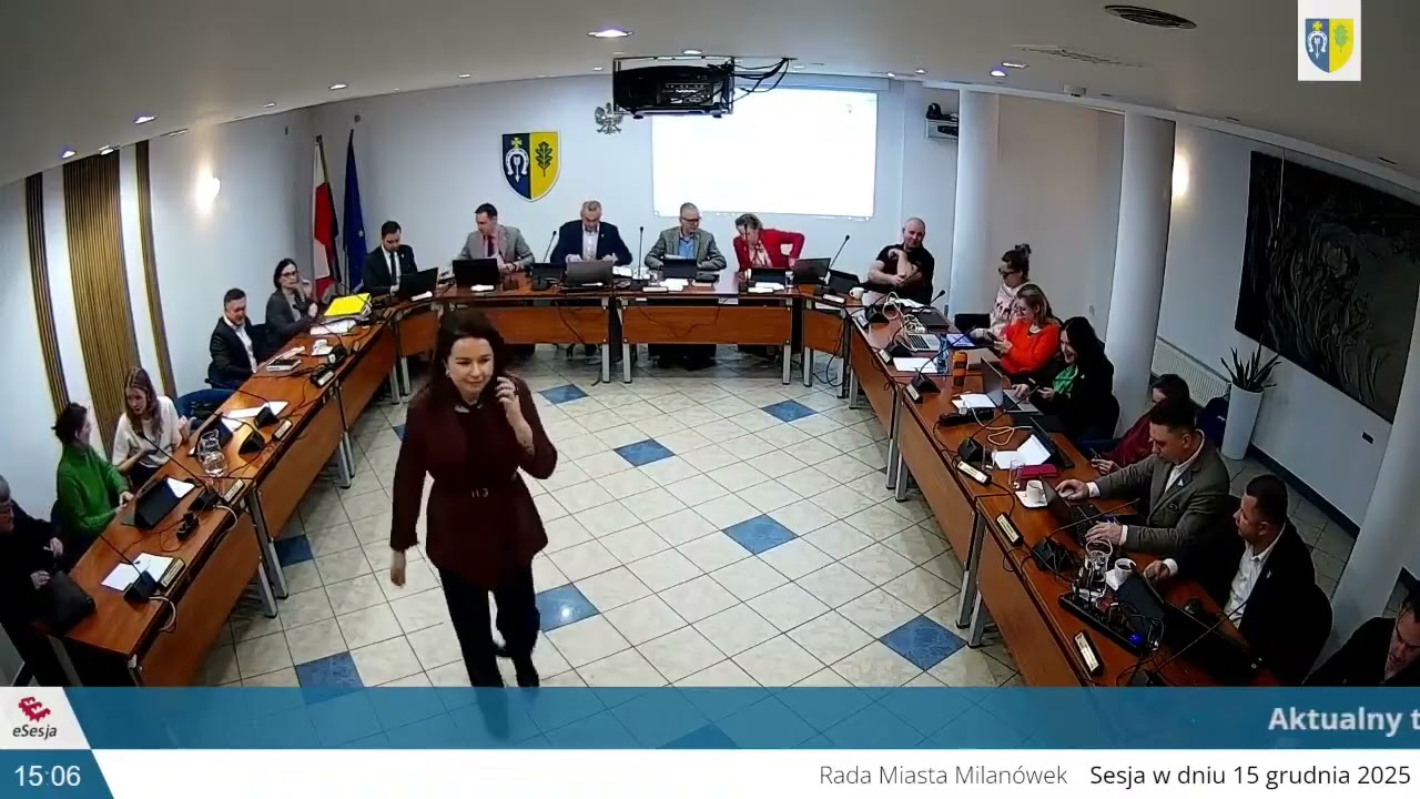 XXII Sesja Rady Miasta Milanówka 15.12.2025r.