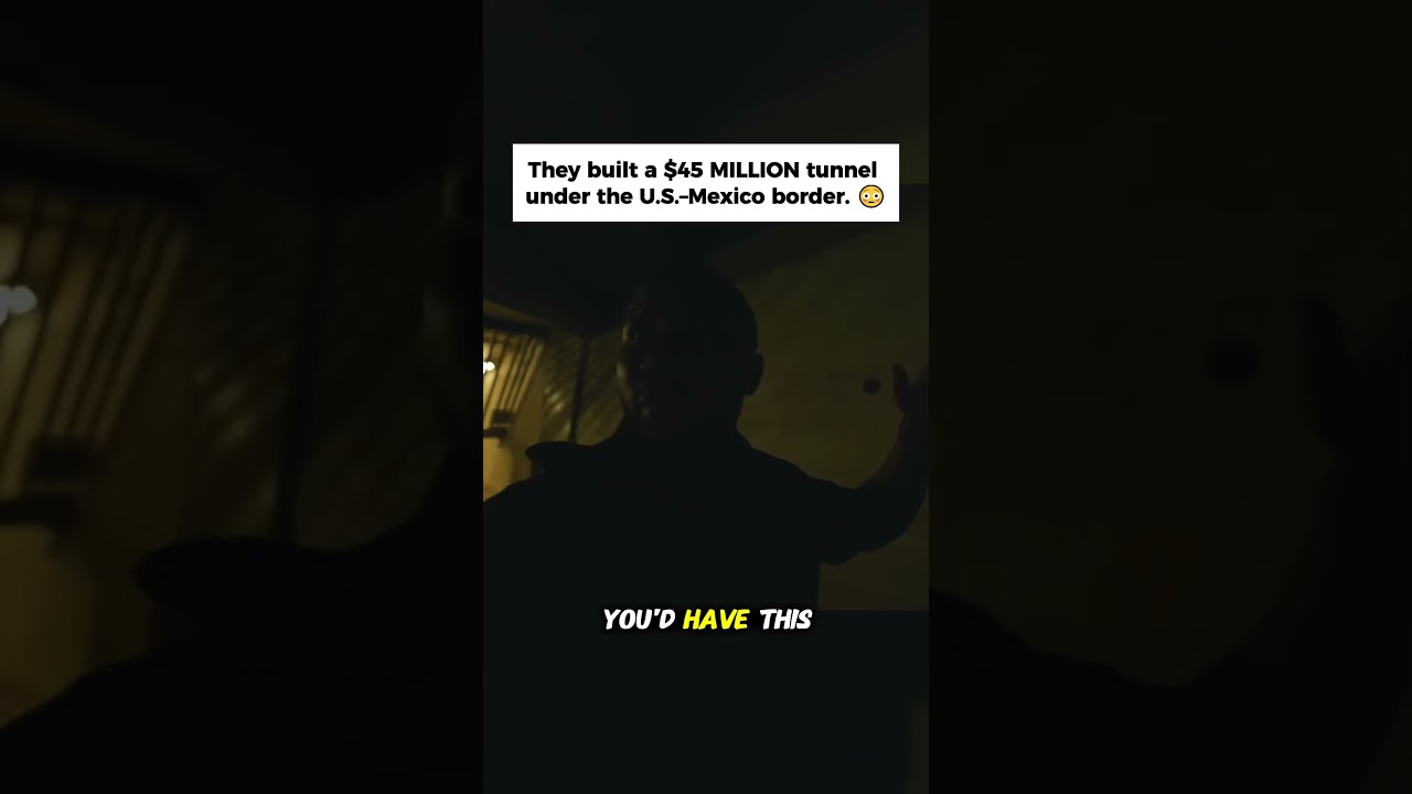 They Found a $45 MILLION Drug Tunnel Under the U.S. Border 😳